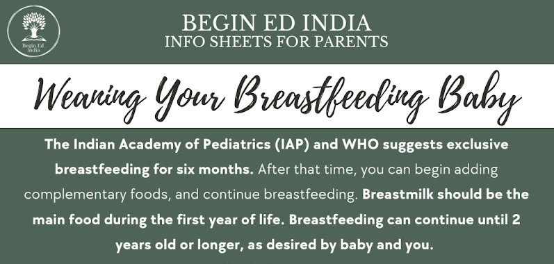 Weaning Your Breastfed Baby
